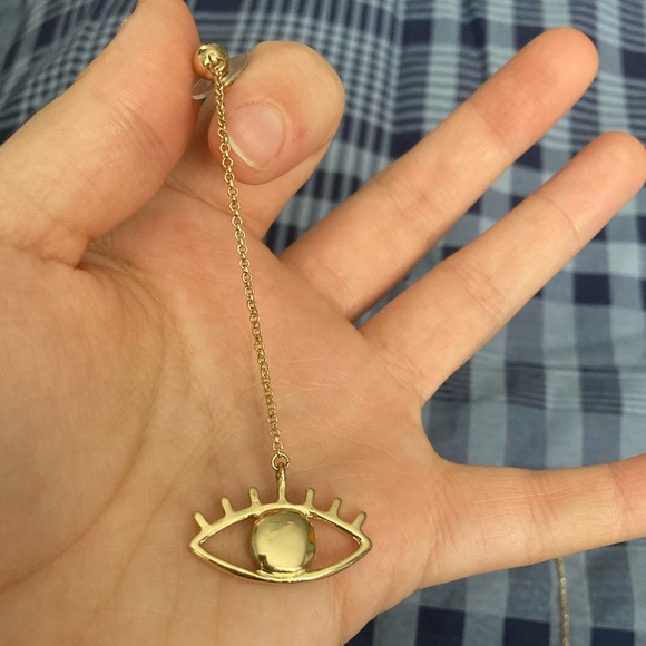 Dangly eye earrings - Picture 2 of 3